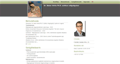 Desktop Screenshot of doktorbokor.hu